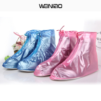 Shoe covers men and women shoes snow covers waterproof rain and rain protection shoes cover non-slip and thick wear-resistant children outdoor rain shoe covers students