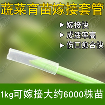 Vegetable seedling grafting sleeve Cucumber plastic grafting clip Watermelon seedling special gadget clip knife Fruit tree film tube