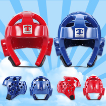 Taekwondo helmet mask Head protection Protective gear Childrens training equipment Face protection Face protection Hat Protective head cover Face mask