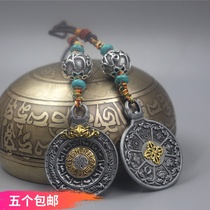 Jiugong Bagua brand boutique pattern clear Tibetan amulet twelve Zodiac tag listing waist card