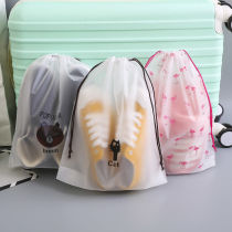 Transparent shoe storage bag for shoes travel bag dust and anti-oxidation artifact portable travel packing shoe bag