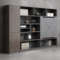 Office cabinet document storage cabinet wooden data Cabinet plate type locker floor owner manager office bookcase