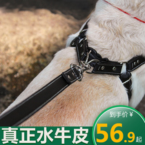 Large dog rope golden retriever special dog supplies chest strap big dog traction dog rope dog chain leather vest style