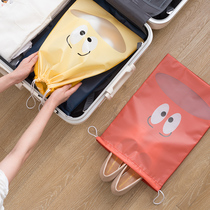 Storage bag for shoes sports put shoes bag portable travel drawstring slippers non-woven shoe cover travel artifact