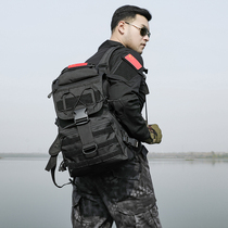 Dunlang outdoor tactical backpack Camouflage backpack Rucksack mountaineering bag Army fan backpack male fishing attack bag