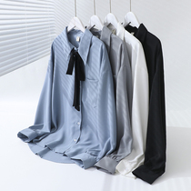 Fat Sister 2022 Spring Autumn Dress New Fat Mm Veil Big Code Loose Design Feel Shirt Woman 200 catty