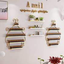 Nail art display rack nail polish frame wall rack Net red iron shelf display rack nail polish shelf