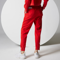 TIFFAFit spring new washed red tightness mid-waist comfort soft sports casual ladies close-up long pants