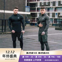 Muscle faith fitness long sleeve sports brothers outdoor running tight quick-drying training suit three-piece set trousers men