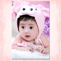 New big-eyed doll poster beautiful female baby wall painting baby cute baby poster decoration prenatal stickers
