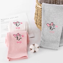 Babu Bean Children Beating Underpants Girl Outwear Spring Autumn Thin and thin suede 2022 Burst Spring Summer Baby Pants