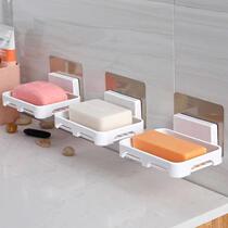 Soap box wall-mounted soap box drain toilet soap rack soap rack-free bathroom soap box storage rack