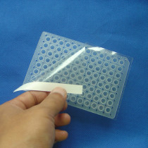 PCR board transparent sealing plate film deep hole plate plastic sealing film enzyme label plate sealing plate film 100 packs