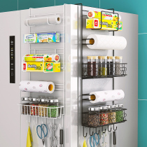 Refrigerator upper shelf side rack kitchen multi-layer fresh-keeping bag seasoning bag seasoning multi-function wall storage