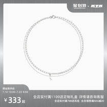 KVK2021 new necklace cold high-grade wind light luxury niche design free assembly personality clavicle necklace