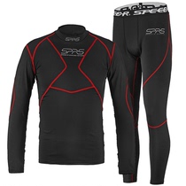 sprs motorcycle riding slip clothing Quick-drying underwear One-piece base suit Sweat-absorbing breathable four-season sweat clothing ice silk