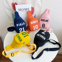 Boys Bag Small Bag Korean version of Joker Handsome Tide shoulder bag Light Travel Travel Children Chest Bag Princess Bag