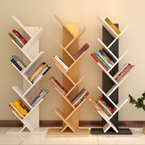 Bookshelves Easy solid wood shelves Home desks Floor Minimalist Modern Economy Type Province Space Small Bookcase Tree