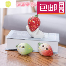 6-hole ocarina beginner alto C tune childrens toy style strawberry fruit ocarina primary school graduation gift
