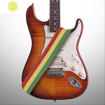 Electric guitar strap reggae striped inter-color classic guitar strap stage performance new product
