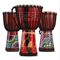 African drum traditional musical instrument hand-held wooden drum 8 inch 10 12 inch adult children kindergarten beginner sheepskin tambourine tambourine