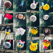 Car Hongguang mini antenna ball cute cartoon doll antenna ball roof modification bee Universal