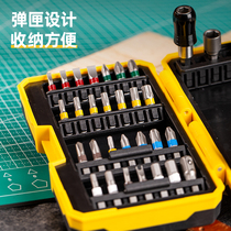 Del Rainbow Screw Bundle Head 6 3mm Manual Electric Screwdriver Set Home Slip Plum Screwdriver