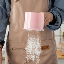 Flour sieve household leak screen baking handheld stainless steel screen flour sieve fine sieve filter filter