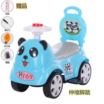 Childrens toy car can sit on peoples scooter