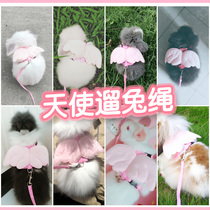 Rabbit Traction Rope Anti-Escape Rabbit Rope Pet Dwarf Rabbit rabbit adjustable with special rope Bolt Rope Walking Rabbit God