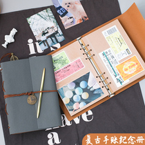 Sakura Cottage retro photo album paste paste diy handmade handmade handmade hand book Creative Film travel photo album custom graduation gift birthday gift sheet album book