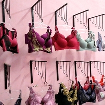Wrought iron clothing rack womens inner hanger display rack wall adhesive hook hanging rack inner pants rack shelf display cabinet