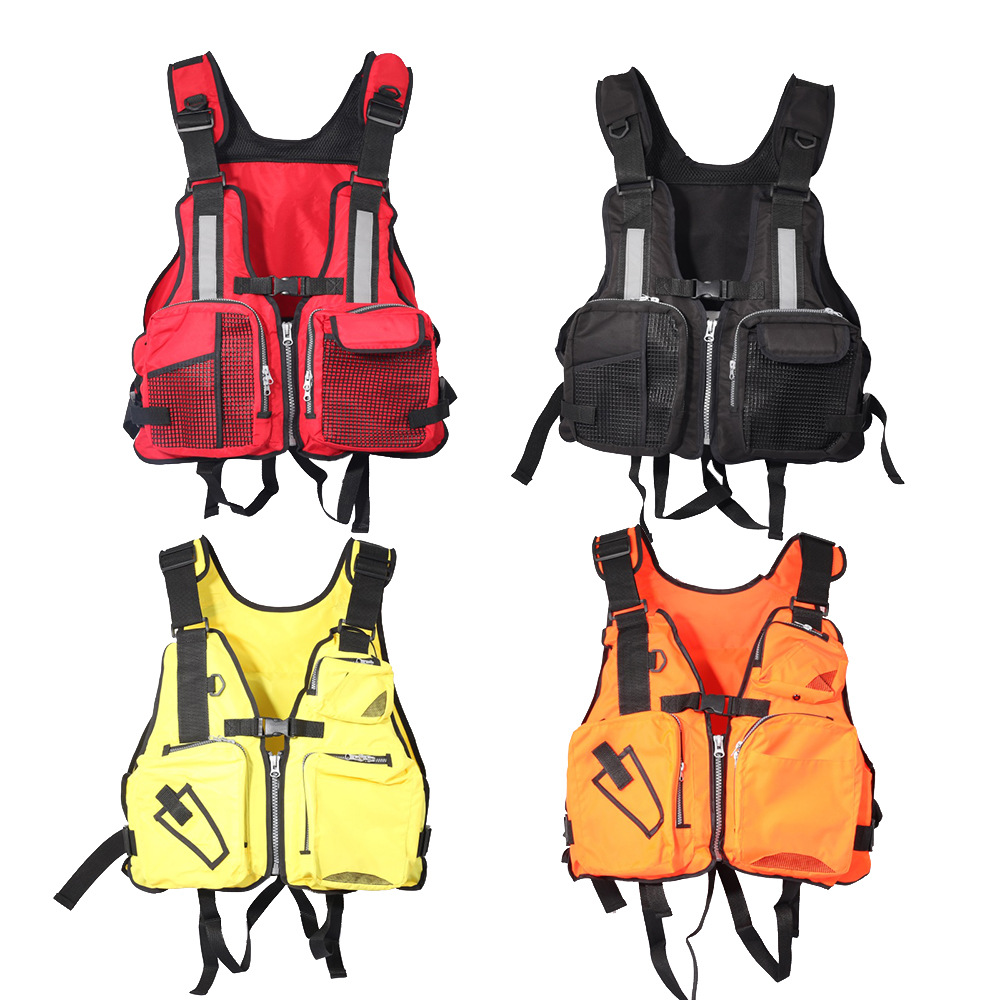 Life jacket fishing suit outdoor clothing adult life jacket road sub-pocket adjustable sea fishing