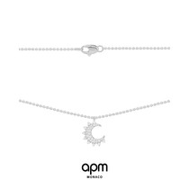APM Monaco small moon necklace Summer light luxury niche clavicle chain 2021 new gift Tanabata send girlfriend