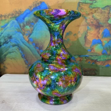台湾　七彩玉花瓶　【新品】 台湾七彩石花瓶-台湾七彩石花瓶促销价格、台湾七彩石花瓶品牌- 淘宝