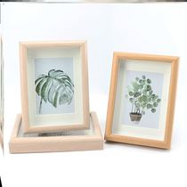 Wooden Three-Dimensional Hollow creative photo frame table table wholesale 6781016 inch A4 Nordic Wall picture frame customization