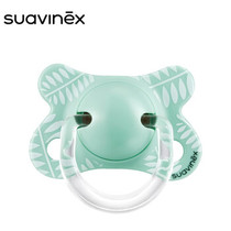 Spain imported Suavinex Soother Silicone latex thumb-shaped flat round shape