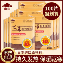 Mountain warm paste spontaneous hot paste winter lasting adult warm waist and abdomen Palace cold Wormwood Wormwood 10 hours joint knee