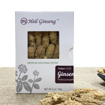 Heil American ginseng selection class gift box imported American ginseng American farm direct supply 113g can be sliced