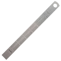 Deli 8461 8462 office steel ruler 15 cm scale student stationery stainless steel ruler