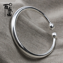 999 Sterling Silver Bracelet Custom Women's Foot Silver Bracelet Sterling Silver Jewelry Round Head Imperial Concubine Gives Girlfriend Birthday Gift