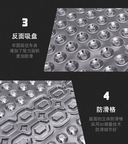 Car mat PVC latex main foot driving single car transparent mat rubber plastic universal foot pad easy to clean