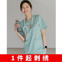 Duozhi 2021 autumn nurse suit split suit female long sleeve doctor brush hand clothing male operating room work clothes