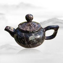 Natural plum Jade teapot original mine jade teapot jade pot