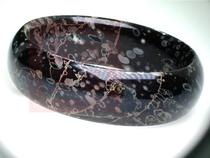 Ruyu plum jade bracelet natural jade bracelet peach pollen agate red emerald green Nuwa meteorite 58 bracelet