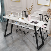 Nail art table Special price Economy double single Simple modern nail art table and chair set Marble Nordic