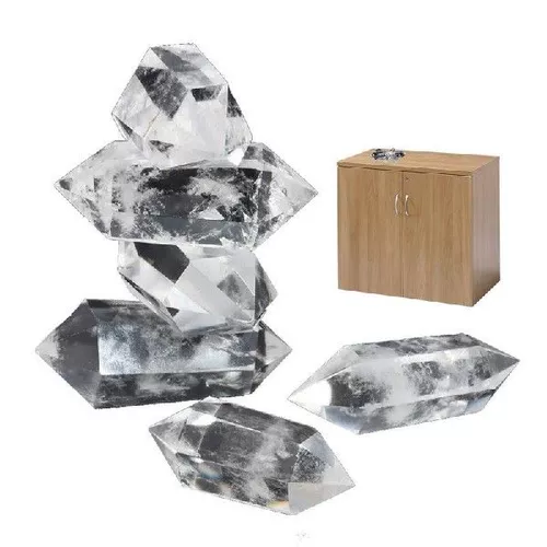 ММ 100 Натуральный белый кристалл флюорита Кристалл кварца