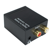 Digital to Analog Fiber Optic Digital to Analog 3 5mm Audio Converter Fiber Optic to Coaxial