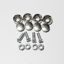 Suitable for Volkswagen nut Universal light screw buckle on license plate frame screw License plate Stainless steel