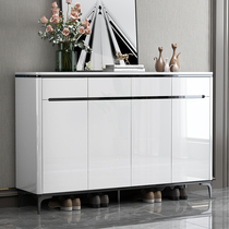 Modern simple shoe cabinet home door outside the door paint large capacity living room balcony storage cabinet porch partition cabinet
